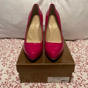 Patent Leather Pink Pumps